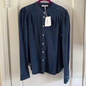 NWT Frame Denim Charlie top denim size XL